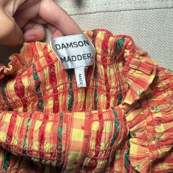 Damson Madder Grace Squareneck Midi Dress US Size 8 - Picture 6 of 10